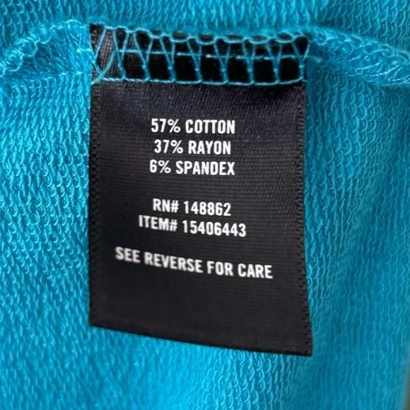 NWT Torrid Callie Off the Shoulder Terry T-Shirt Mini Dress In‎ Blue 4X - Picture 8 of 11